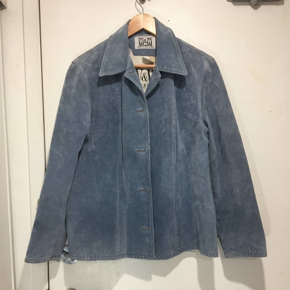 VINTAGE WASH & WEAR SUEDE JACKETS SIZE L - Picture 4 of 7